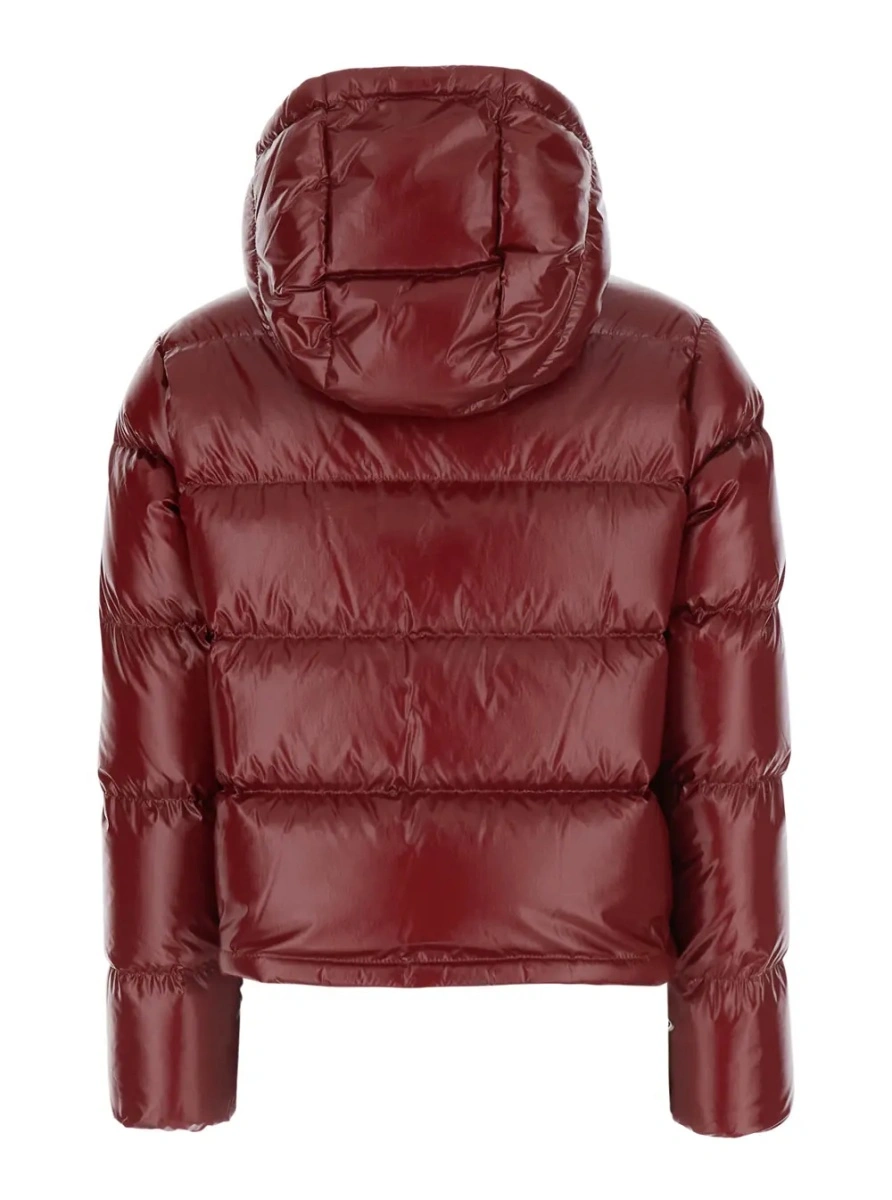 Geaca de iarna Moncler rosie 'Niveole' - Img 2