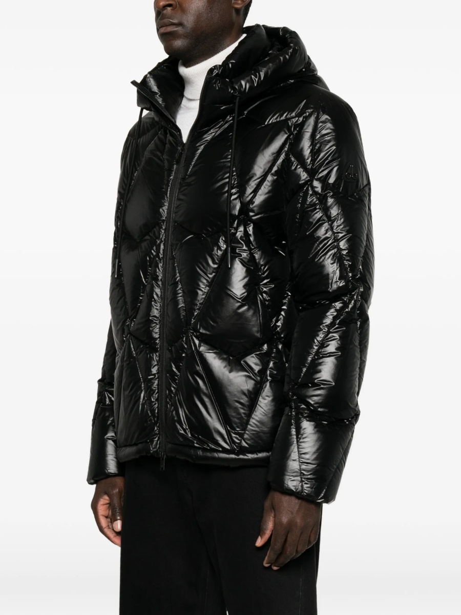 Geaca de iarna Moose Knuckles neagra din nylon - Img 3
