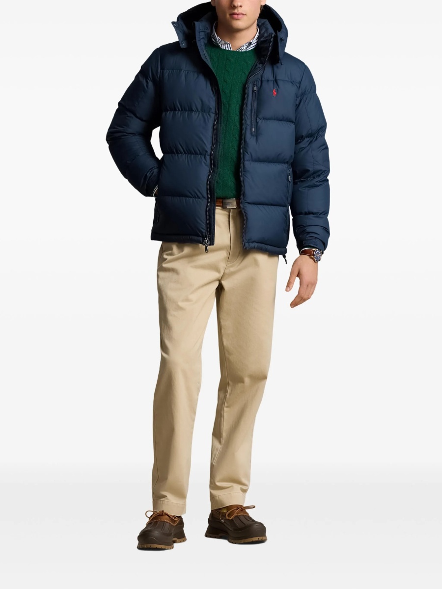 Geaca de iarna Ralph Lauren albastra din polyester - Img 5