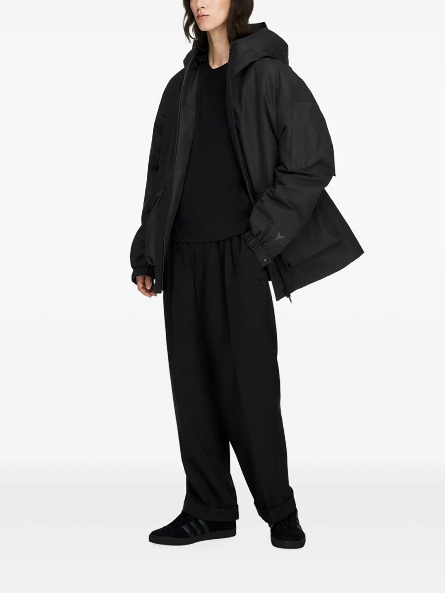 Geaca de iarna Y-3 neagra din polyester - Img 3