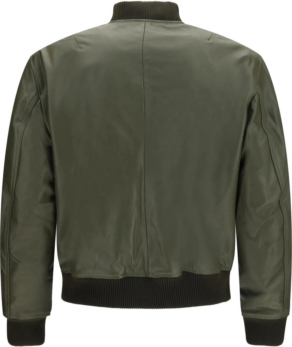 Geaca de Piele Leather Aviator Jacket - Img 2