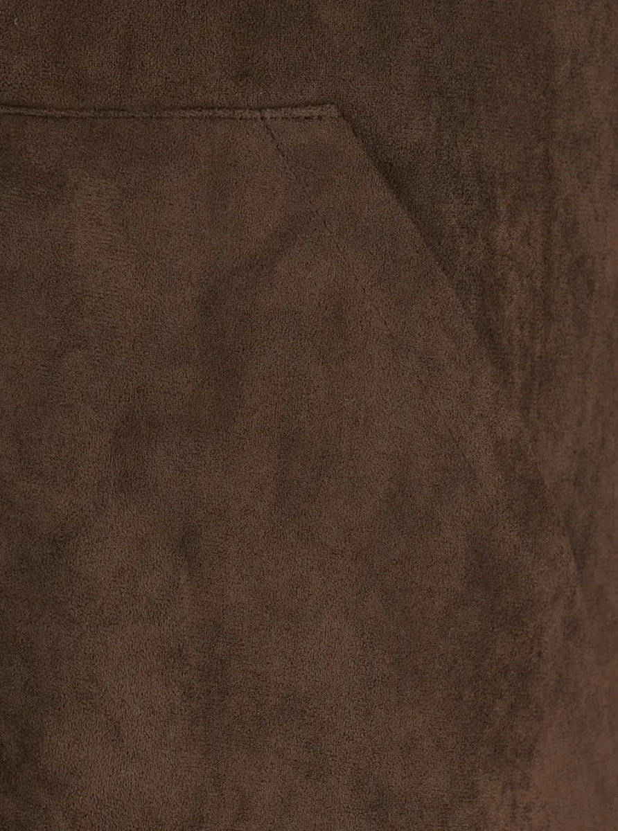 Geaca de piele VALENTINI 1972 maro din piele si shearling - Img 3