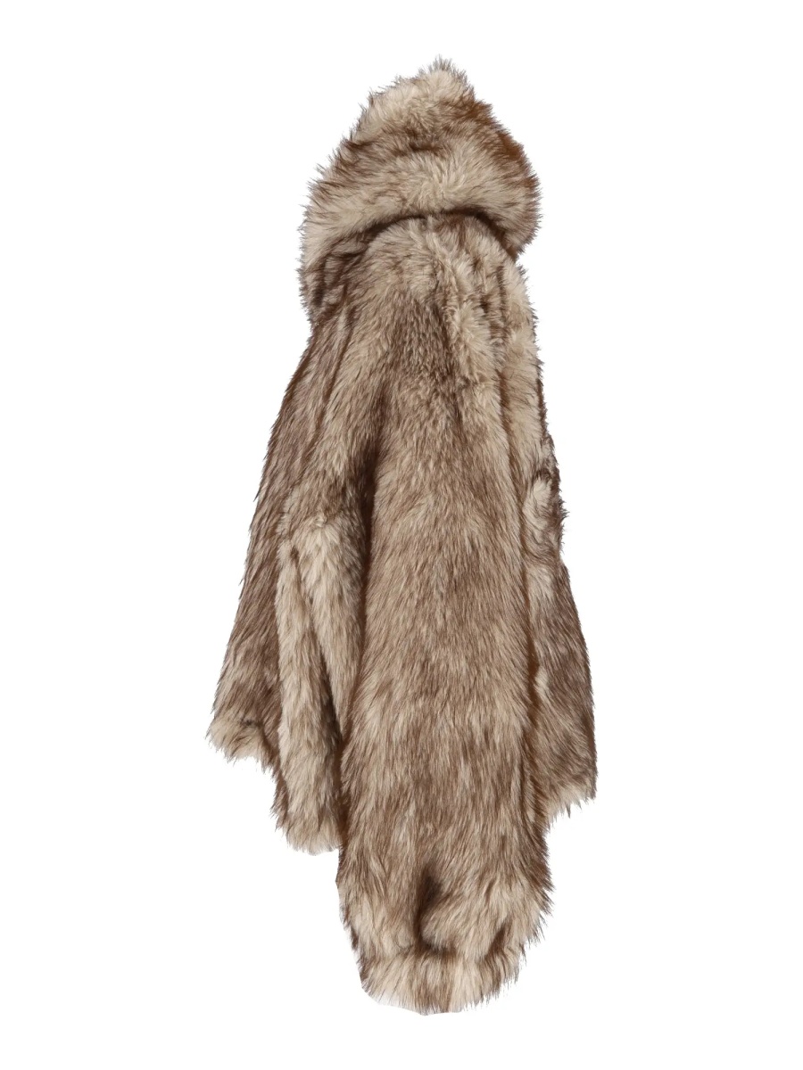 Geaca de Piele WOMAN FABRIC &amp; FAKE FUR JACKET - Img 4