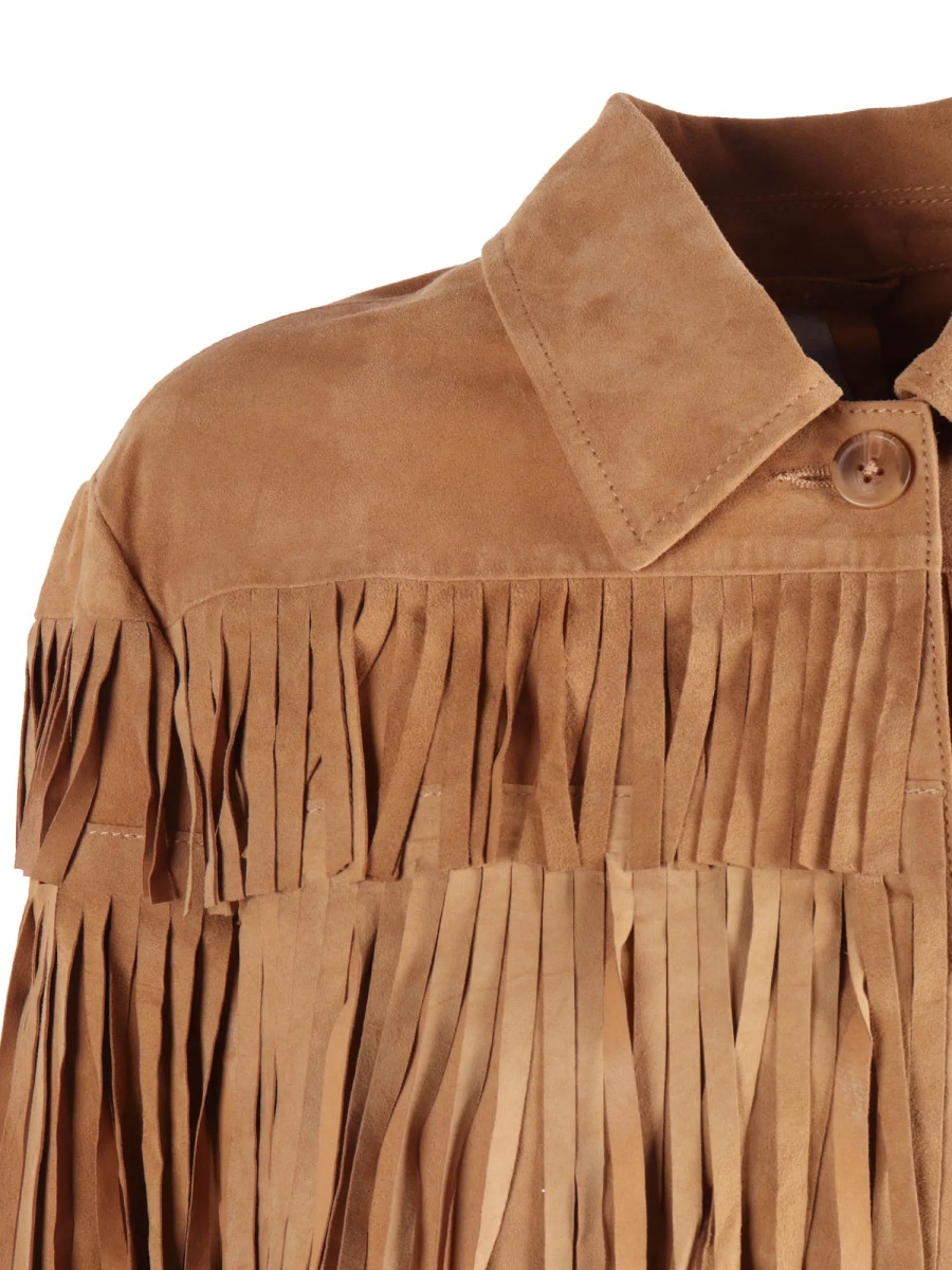 Geaca de Piele WOMAN GOAT SUEDE LEATHER JACKET - Img 3