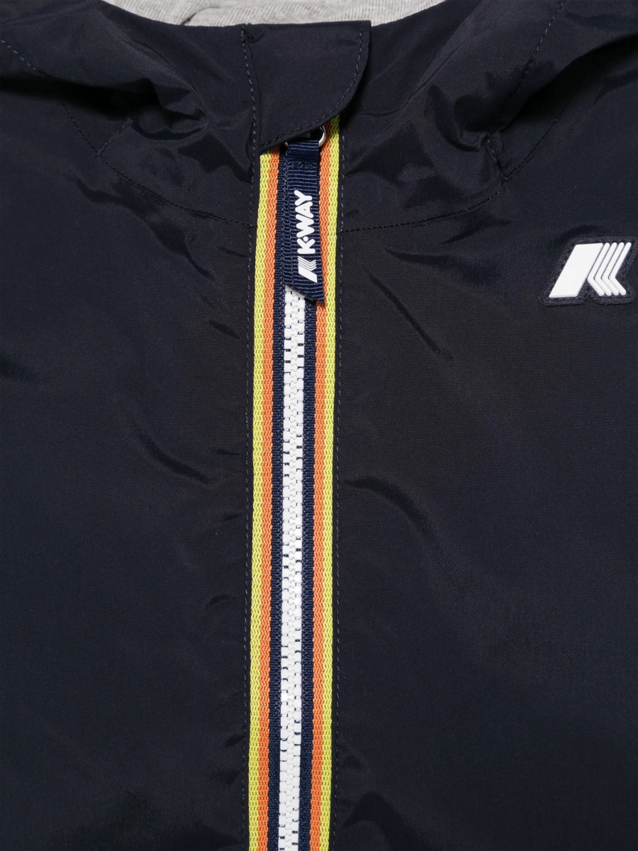 Geaca de ploaie K-WAY KIDS albastra din nylon si poliuretan - Img 5