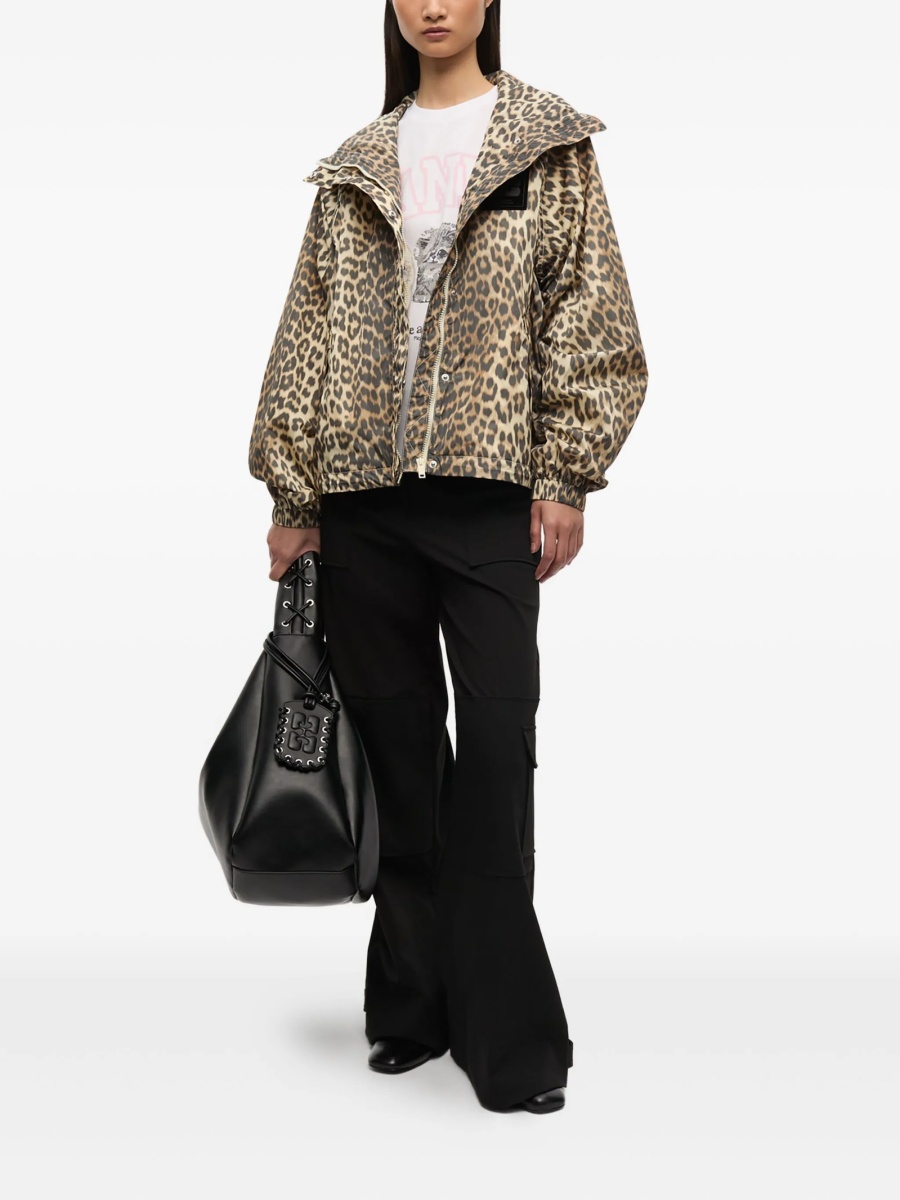 Geaca Oversize Ganni neutra - Img 2