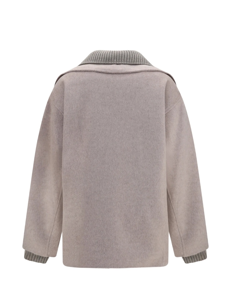 Geaca Oversize P.A.R.O.S.H. neutra din merino - Img 2