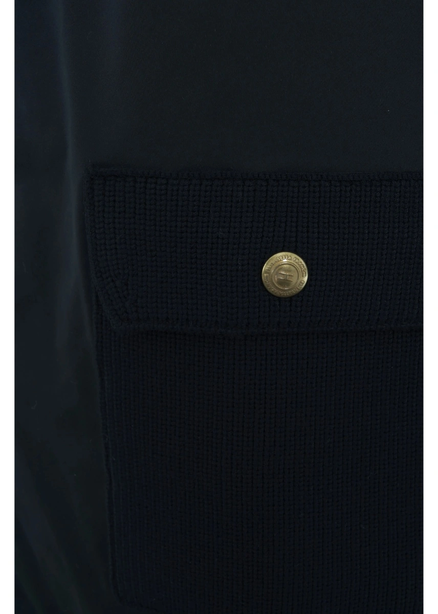 Geaca Parka Elisabetta Franchi neagra - Img 4