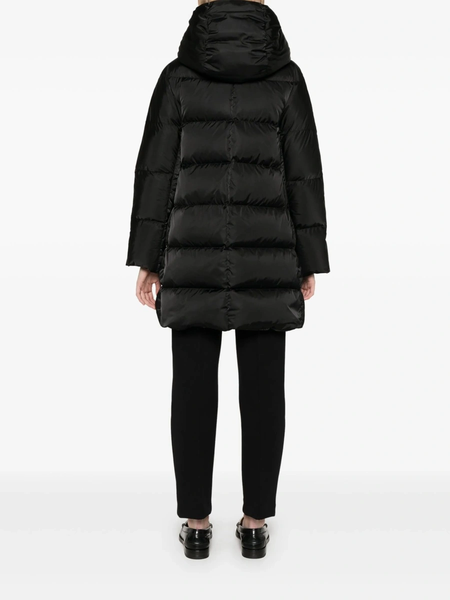 Geaca Parka Herno neagra din polyester - Img 4