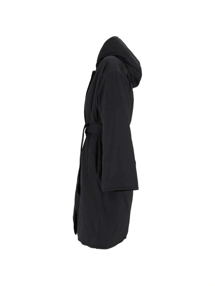 Geaca Parka Weekend MaxMara neagra din polyester si multiester - Img 3