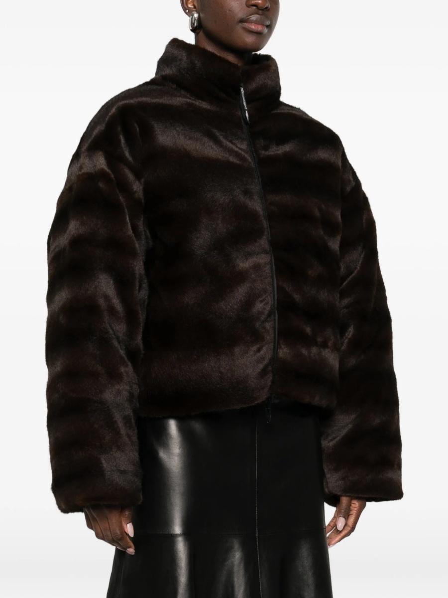 Geaca ski Balenciaga maro din poliamida si polyester - Img 3