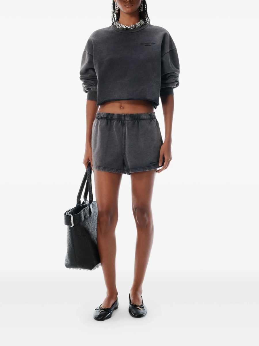 Geanta de mana Alexander Wang neagra din piele - Img 2