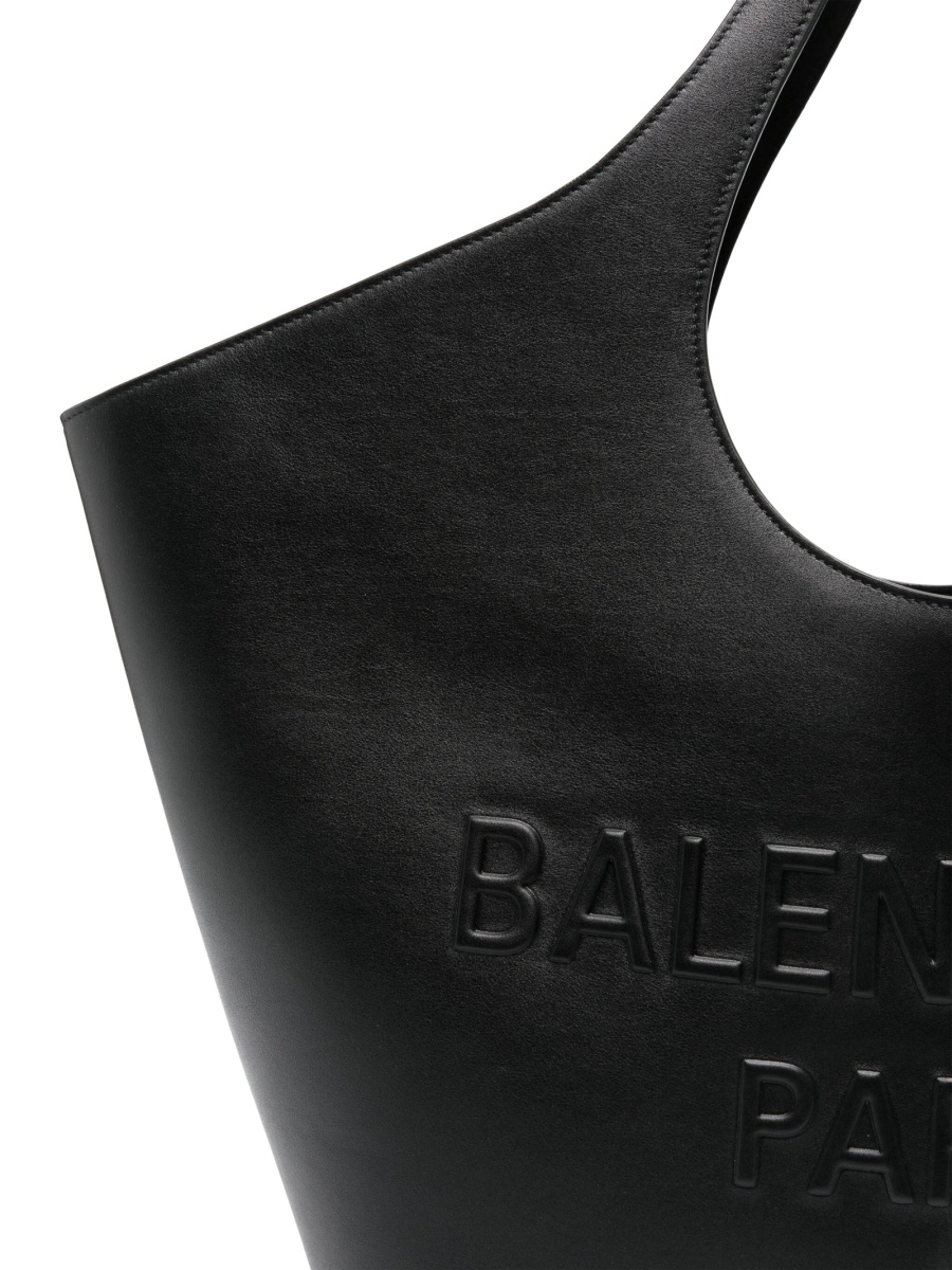 Geanta de mana Balenciaga neagra din piele - Img 4