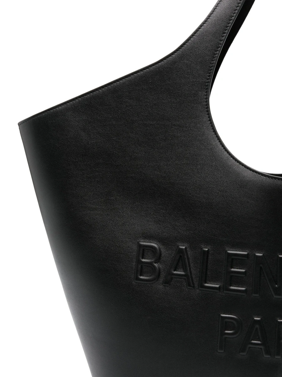 Geanta de mana Balenciaga neagra din piele - Img 4