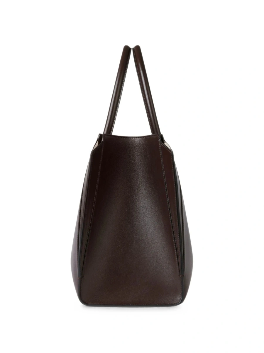 Geanta de mana Givenchy antigona maro din piele - Img 4