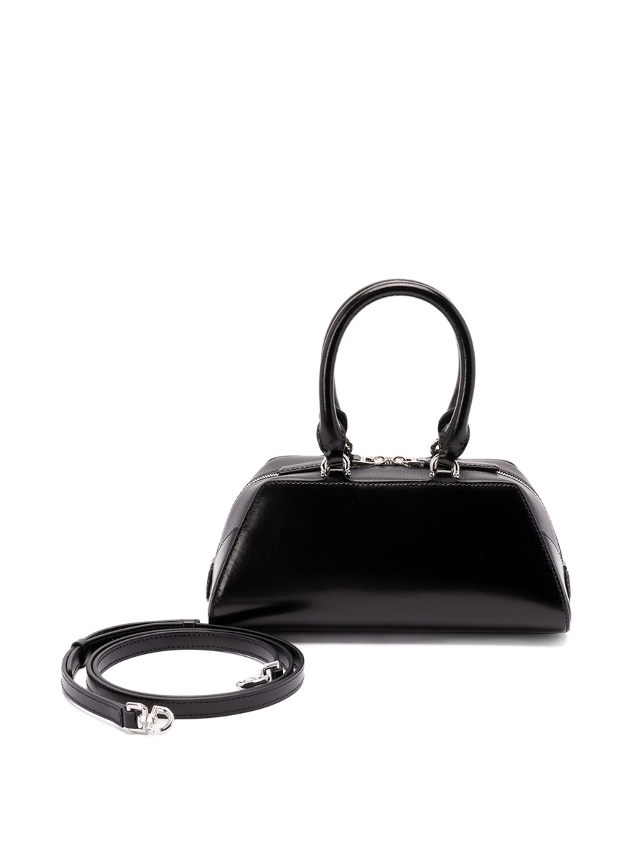 Geanta de mana Givenchy antigona neagra din piele - Img 2