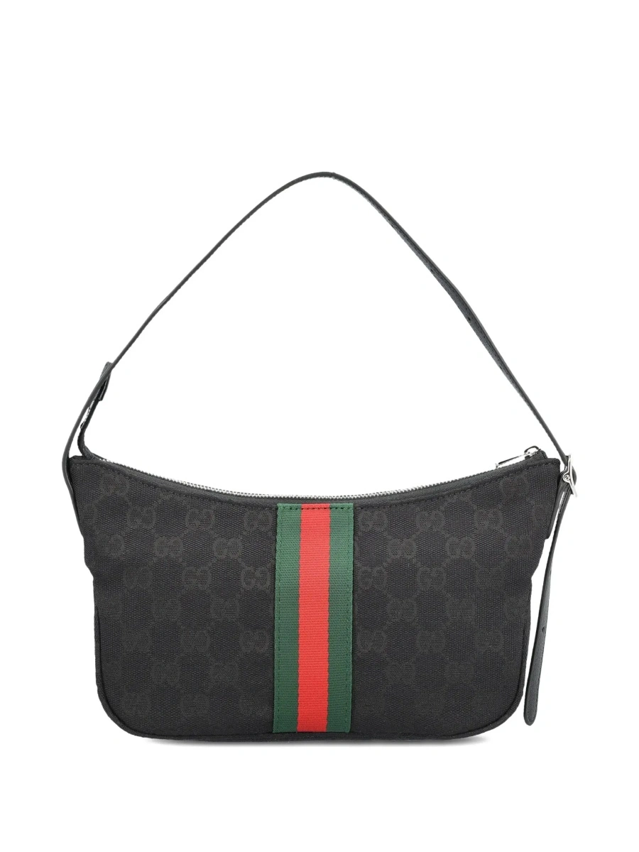 Geanta de mana Gucci neagra din piele - Img 5