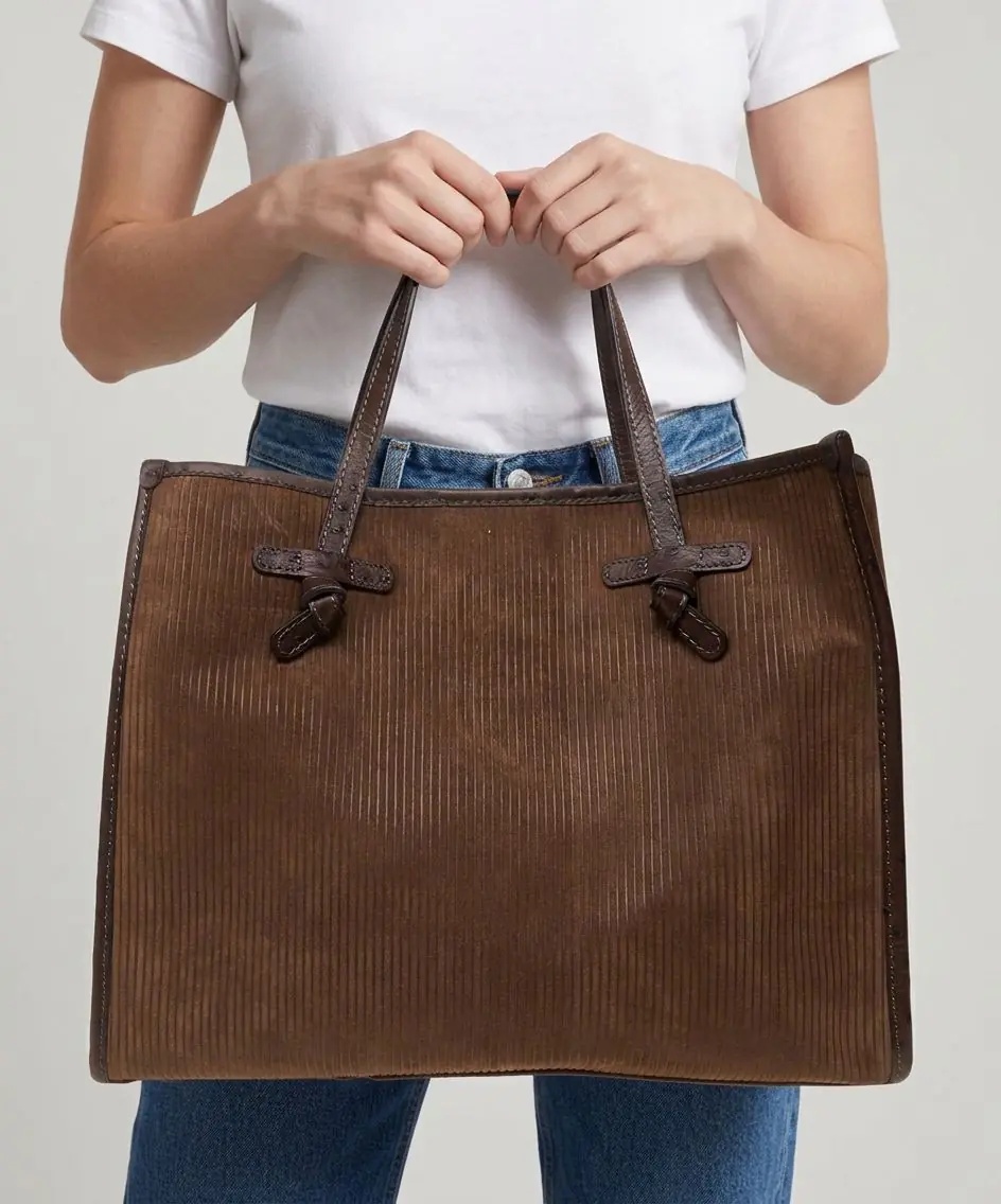 Geanta de mana Handbag in suede - Img 5
