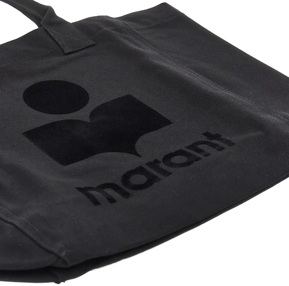 Geanta de mana Isabel Marant neagra din canvas 'Yenky' - Img 4