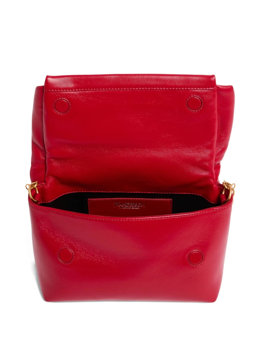 Geanta de mana JW Anderson rosie din piele - Img 4