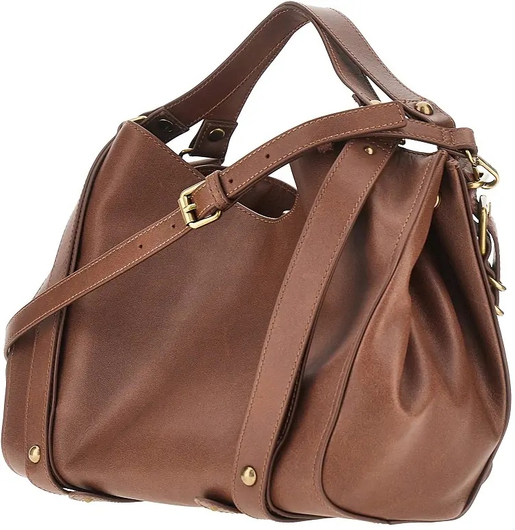 Geanta de mana Leather medium 'D-One' bag - Img 2