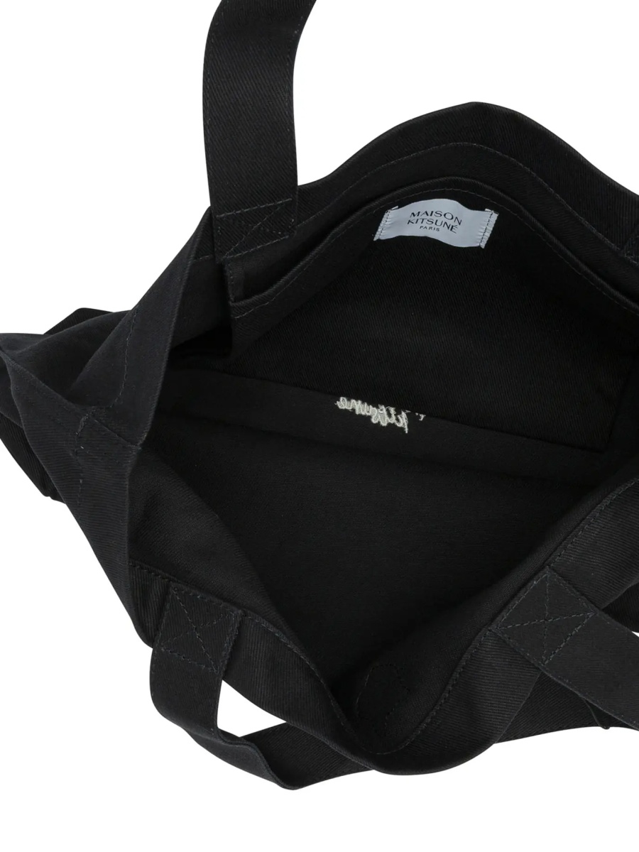 Geanta de mana MAISON KITSUNÉ "Double Fox Head" Large Handbag - Img 4