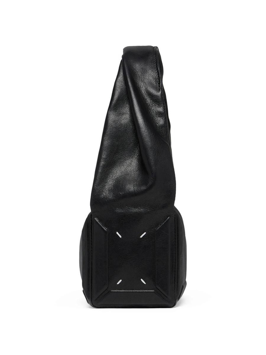 Geanta de mana Maison Margiela neagra din piele - Img 5