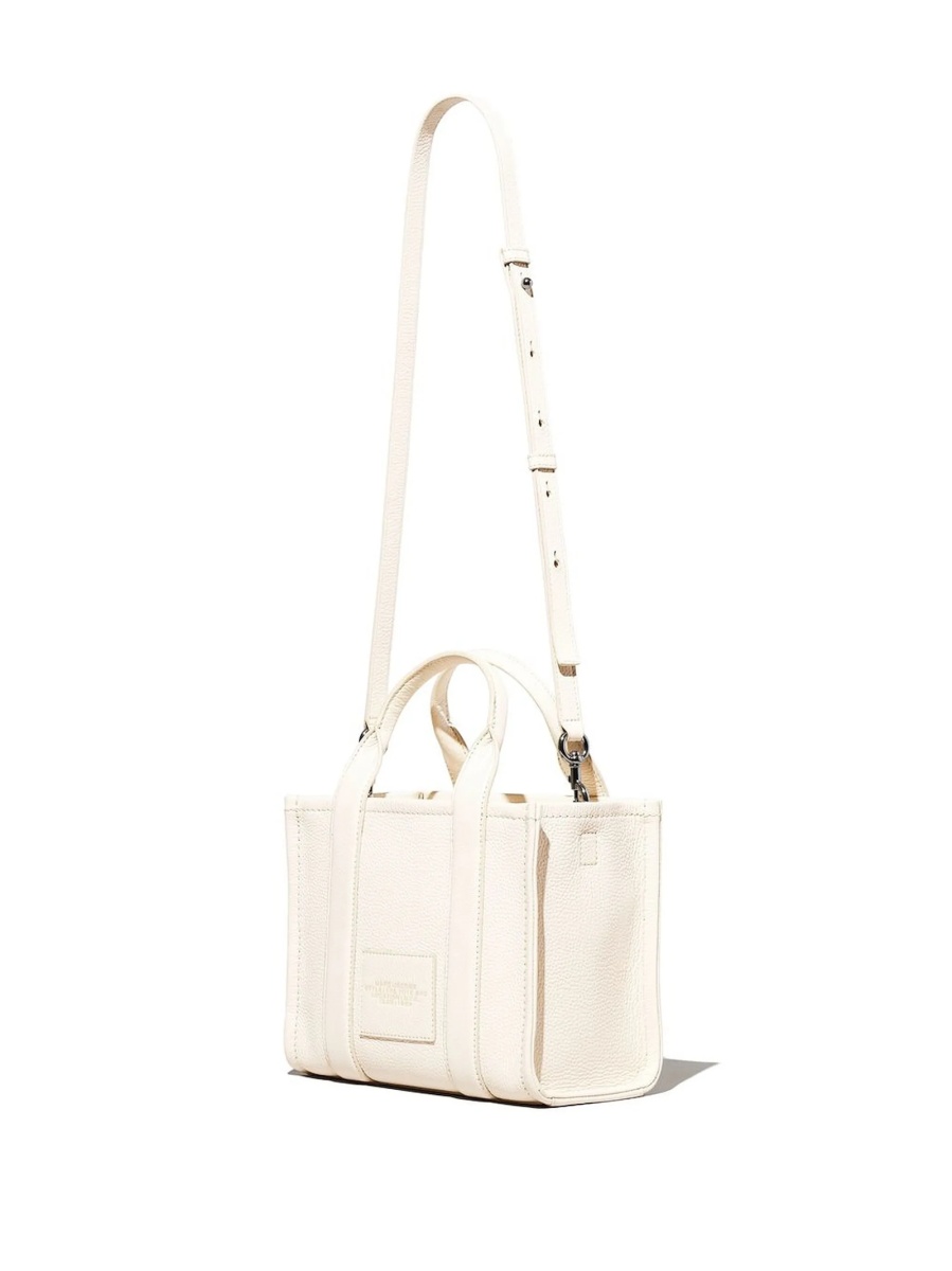 Geanta de mana Marc Jacobs alba din piele - Img 3