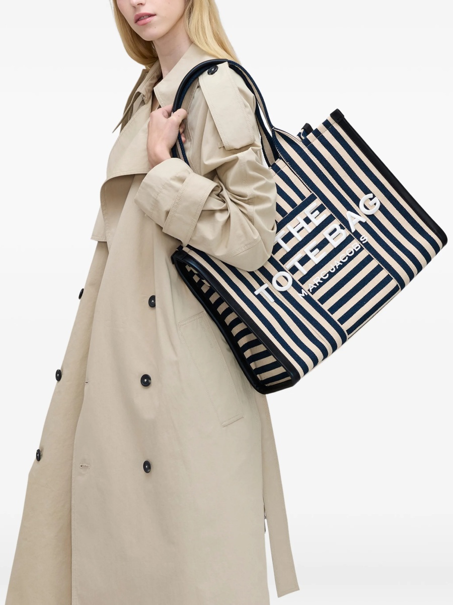 Geanta de mana Marc Jacobs albastra din bumbac si in - Img 2