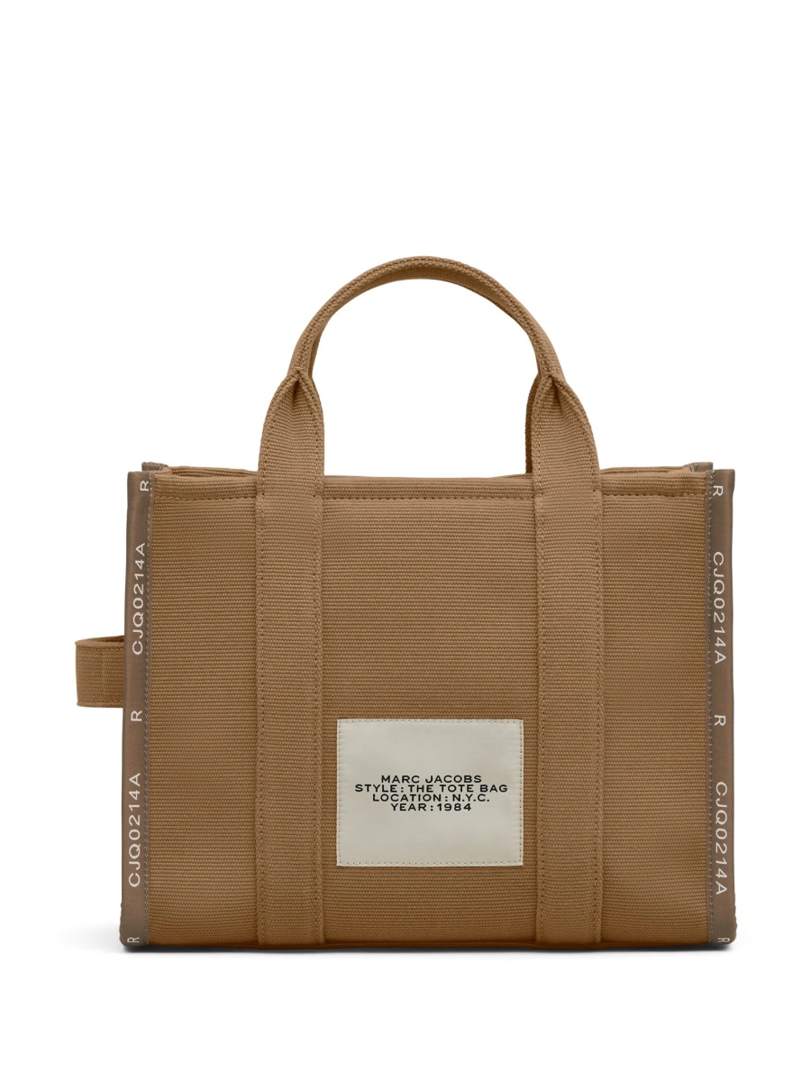 Geanta de mana Marc Jacobs maro din bumbac si polyester - Img 4