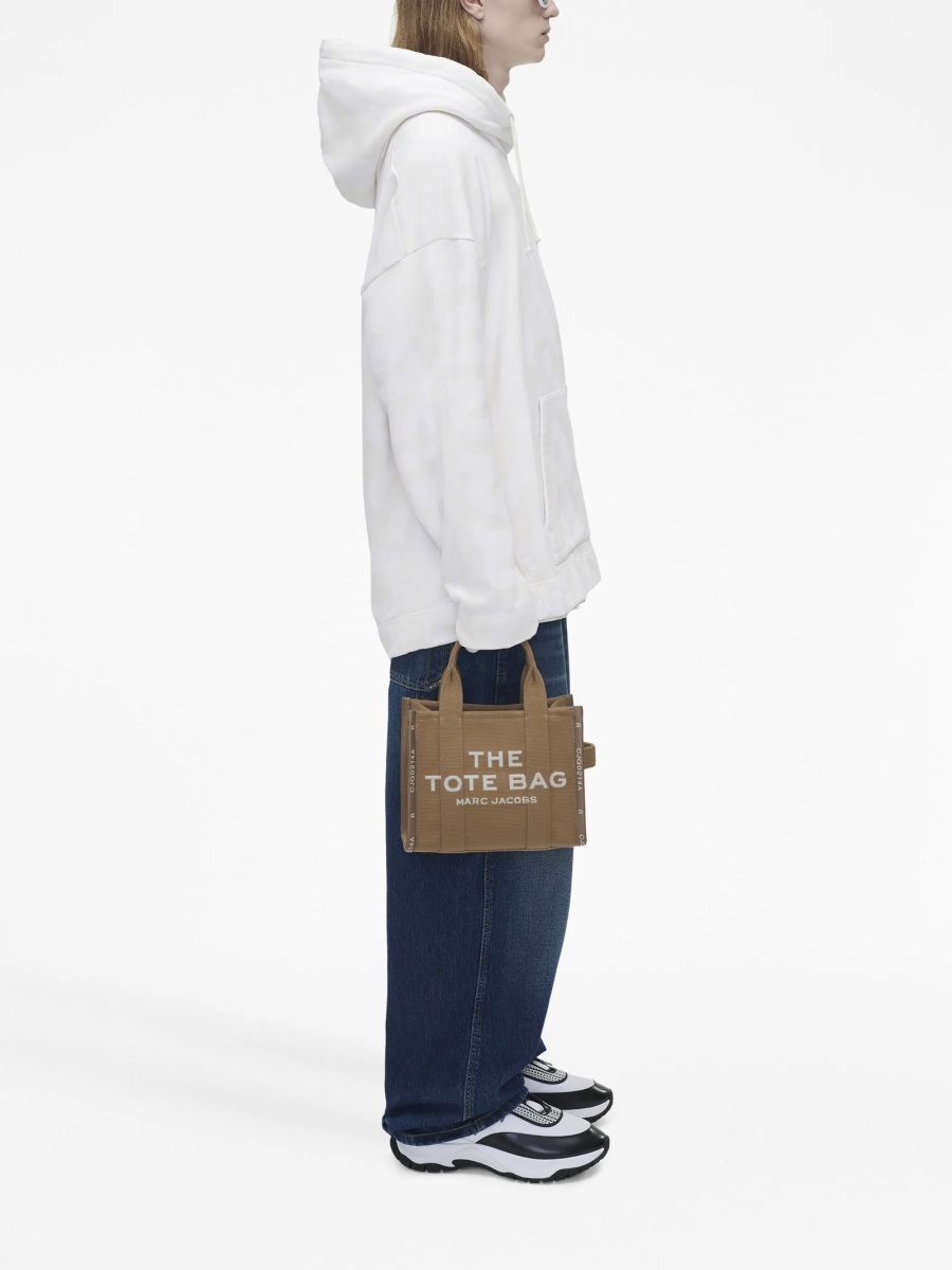 Geanta de mana Marc Jacobs maro din bumbac si polyester - Img 2