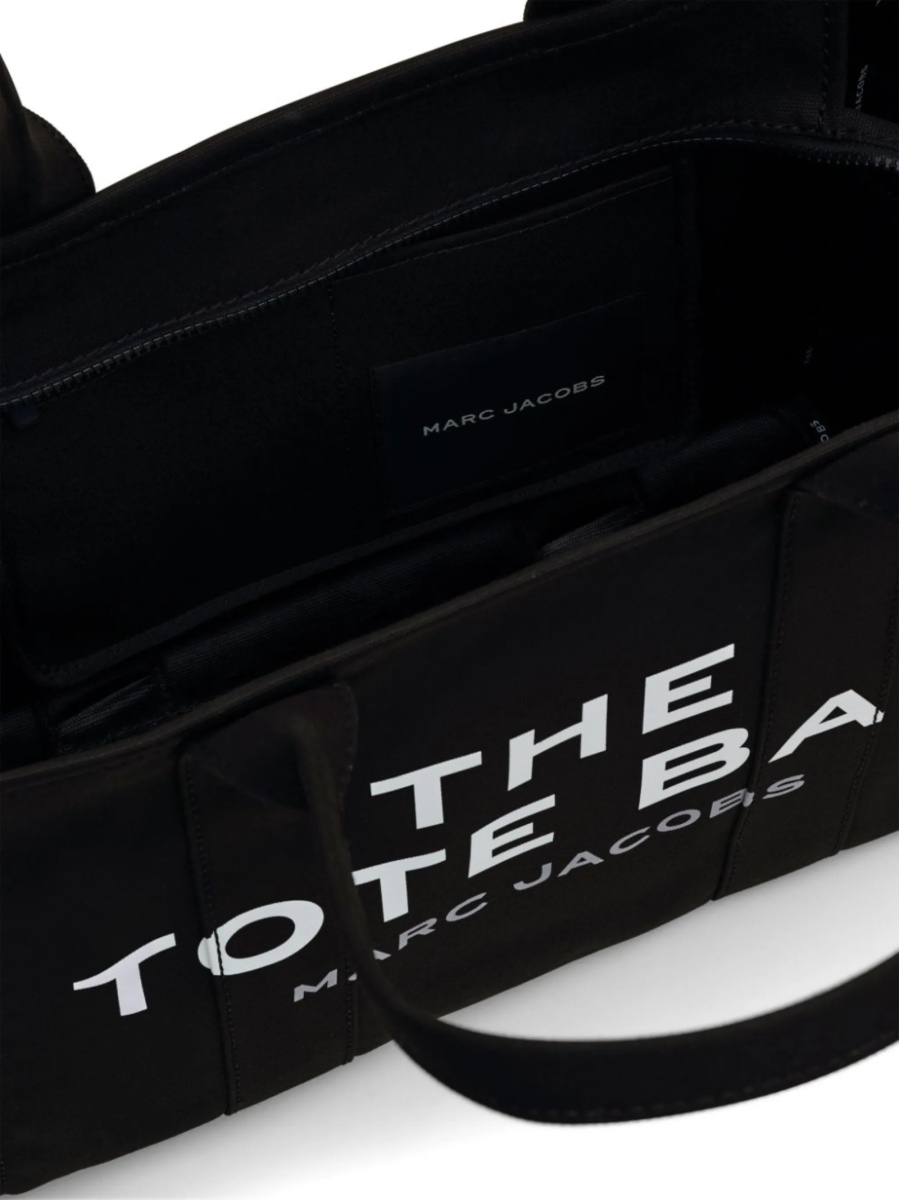 Geanta de mana Marc Jacobs neagra din bumbac si polietilena - Img 5