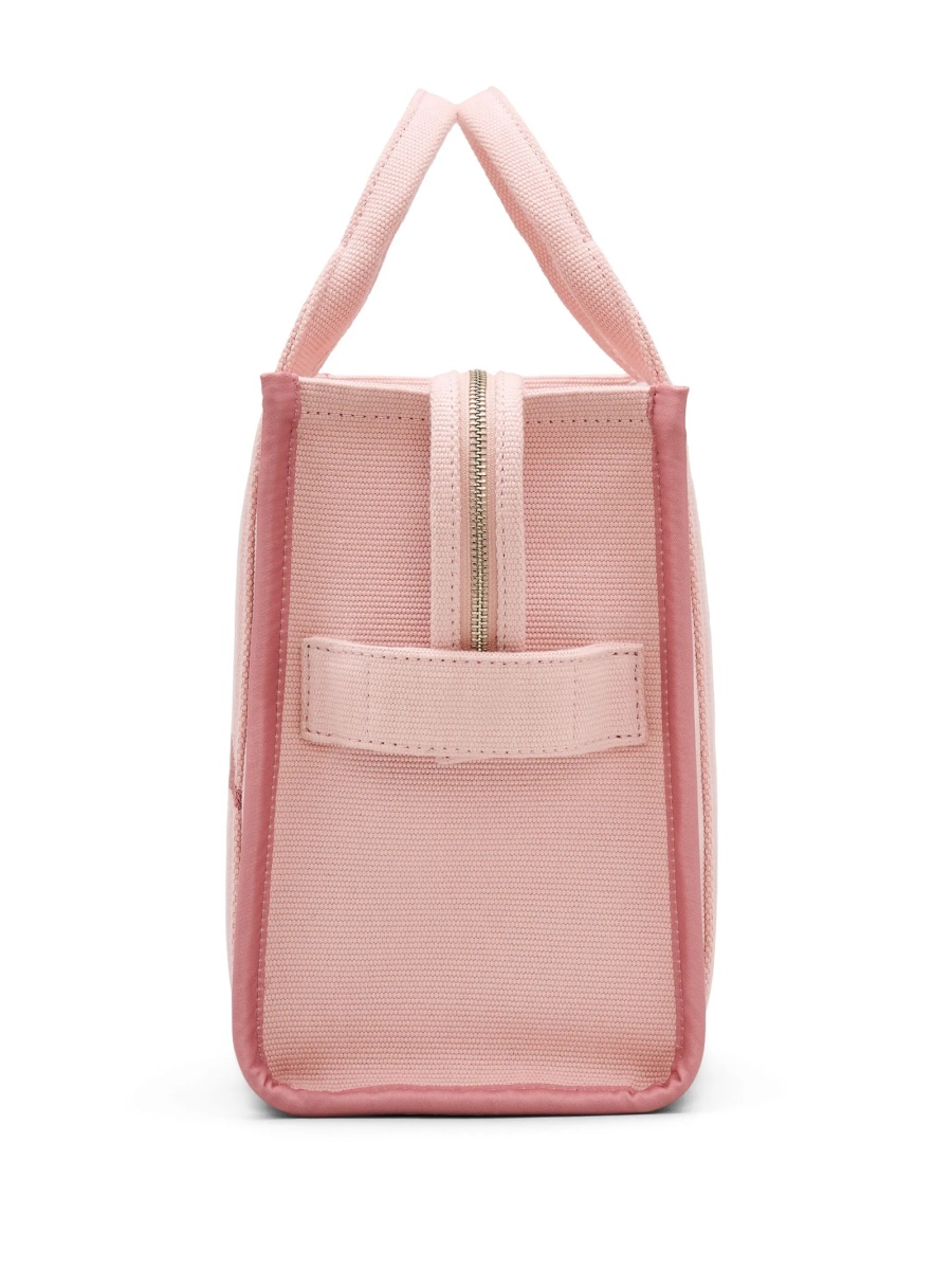 Geanta de mana Marc Jacobs roz din bumbac si polyester - Img 4