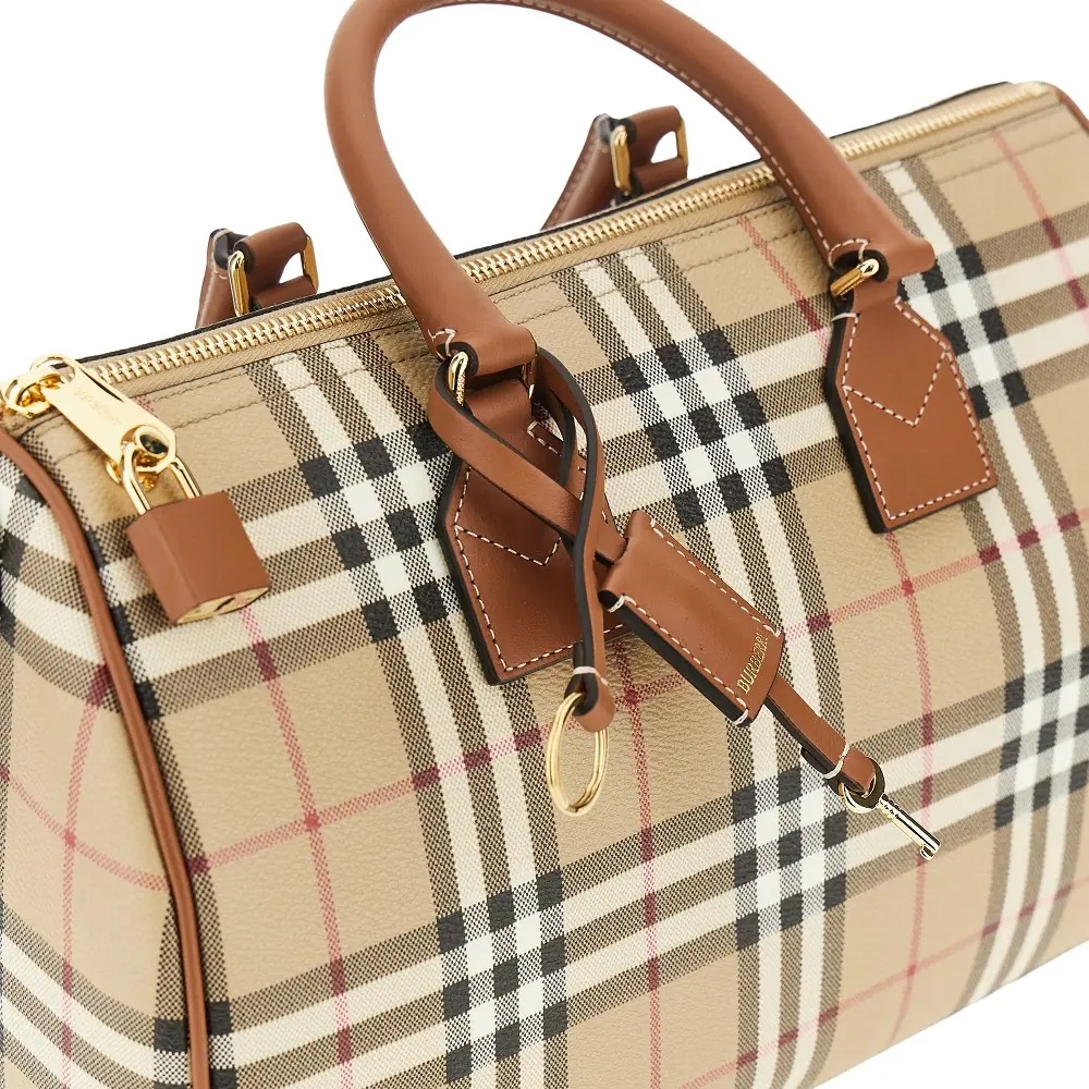 Geanta de mana Medium Check bowling bag - Img 4