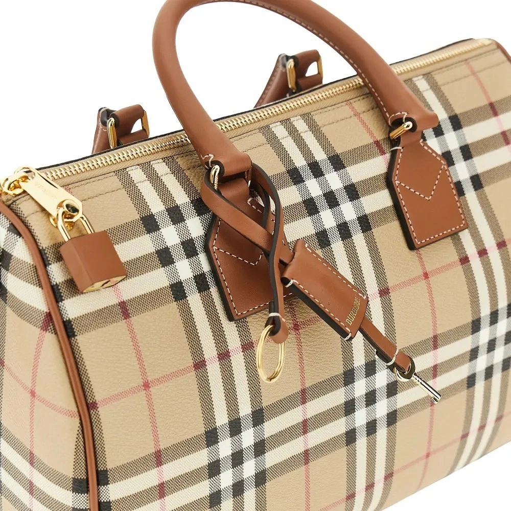 Geanta de mana Medium Check bowling bag - Img 4
