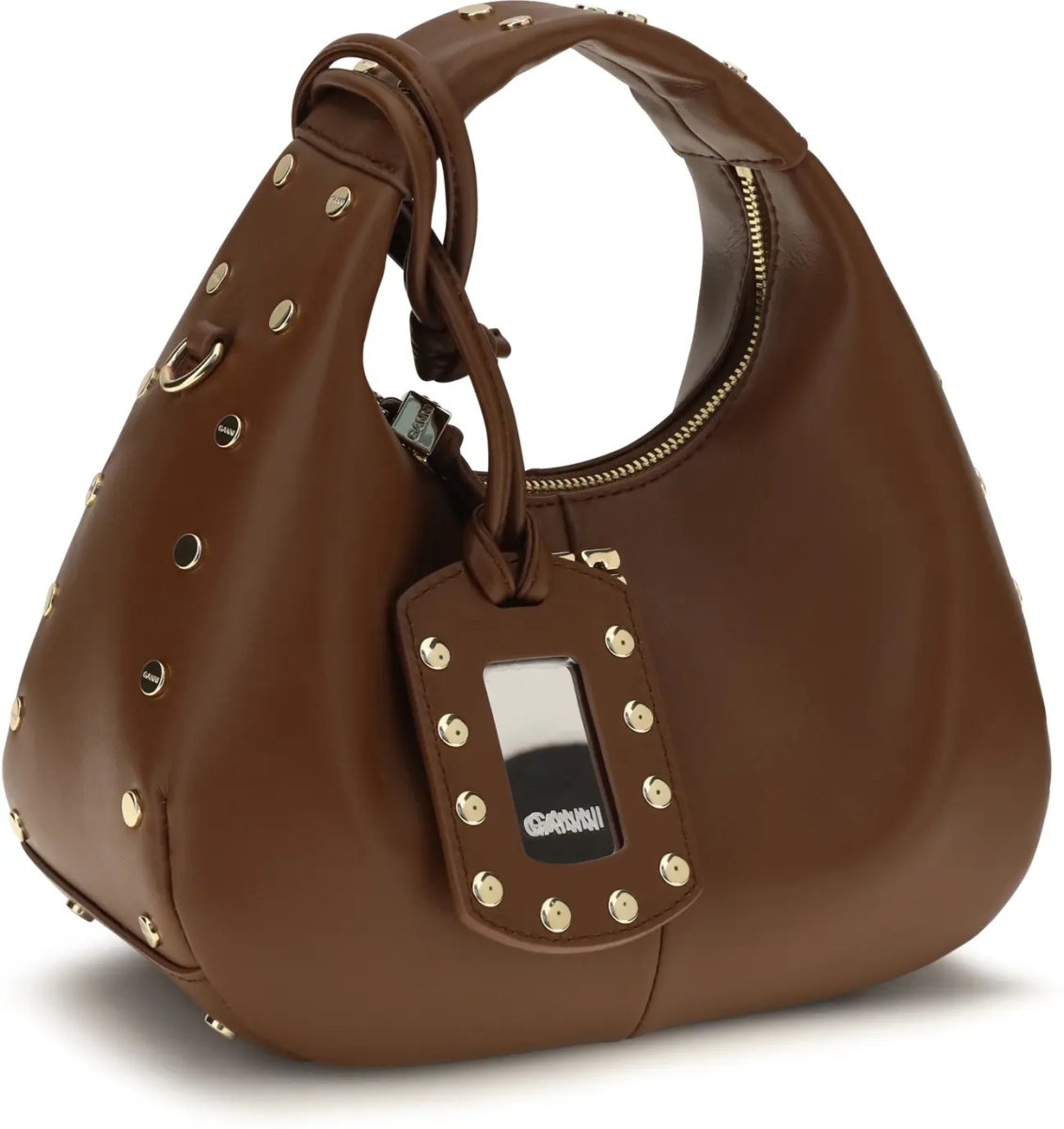 Geanta de mana Mini studded Hobo Handbag - Img 2