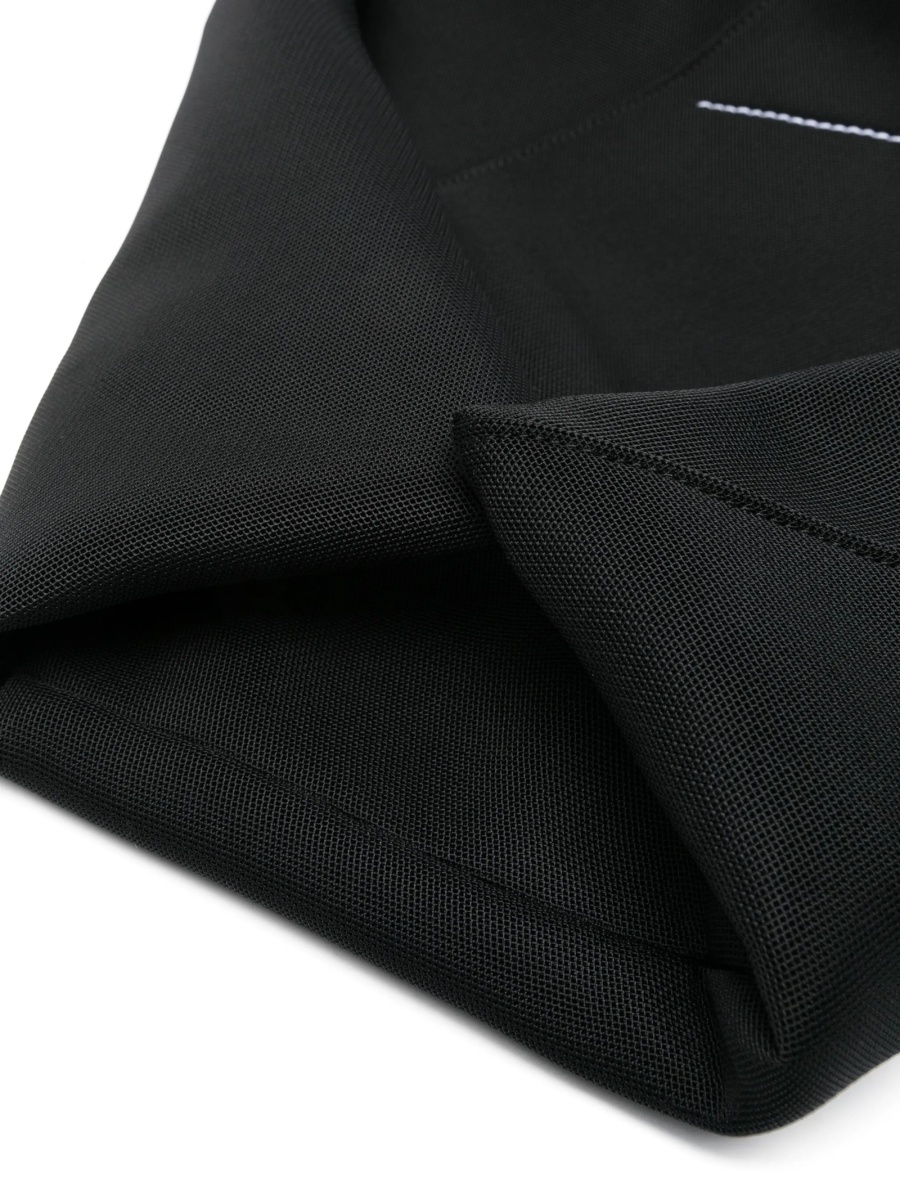 Geanta de mana MM6 Maison Margiela neagra din piele si polyester - Img 4