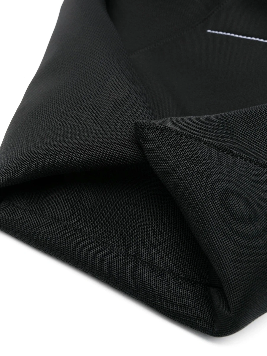 Geanta de mana MM6 Maison Margiela neagra din piele si polyester - Img 4