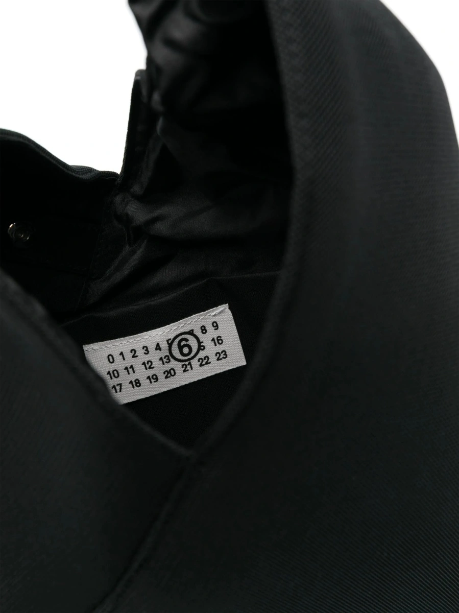 Geanta de mana MM6 Maison Margiela neagra din polyester - Img 5