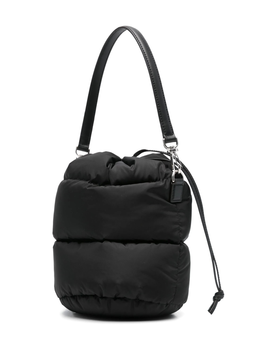 Geanta de mana Moncler neagra din poliamida - Img 3