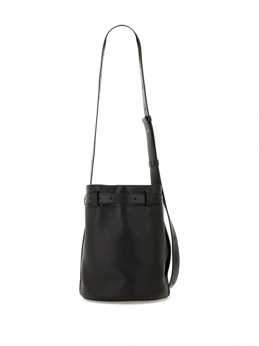Geanta de mana Moschino neagra din poliamida - Img 2