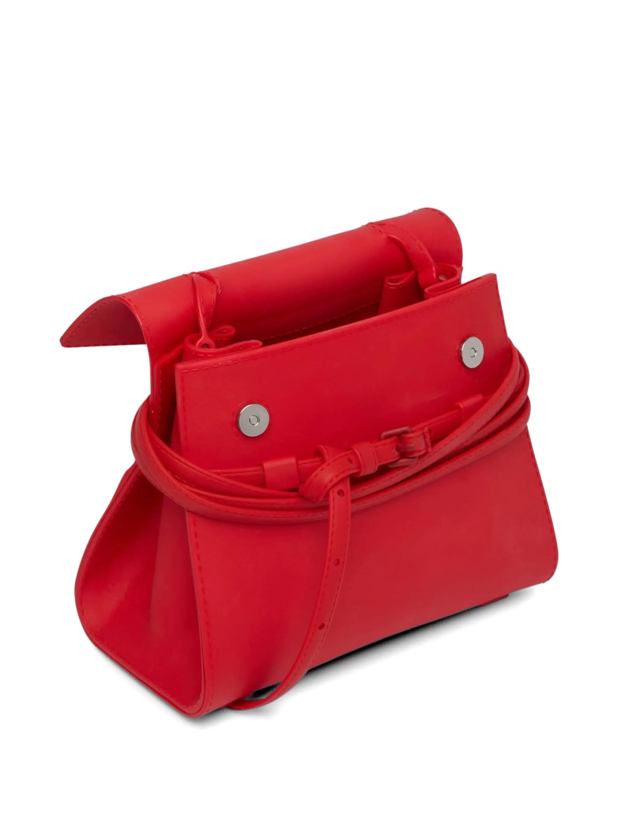 Geanta de mana Moschino rosie din poliuretan - Img 3