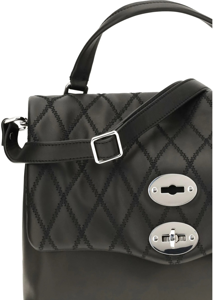 Geanta de mana Postina Tramè leather Top Handle Bag - Img 4