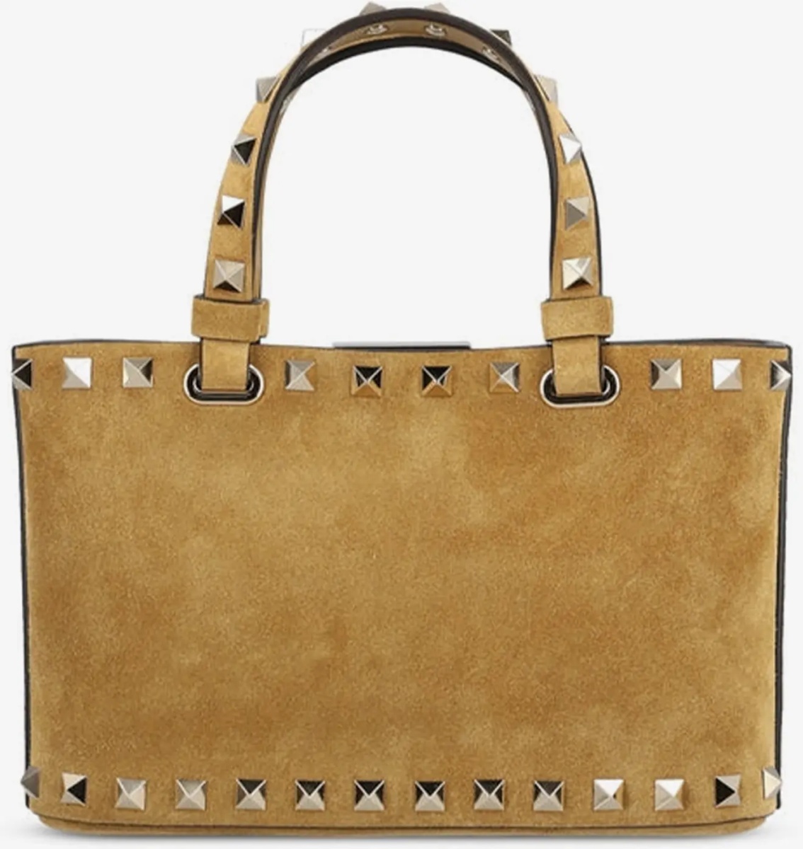 Geanta de mana Rockstud Mini Suede Shopping Bag - Img 2