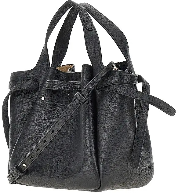 Geanta de mana 'Romy' grained leather bag - Img 2