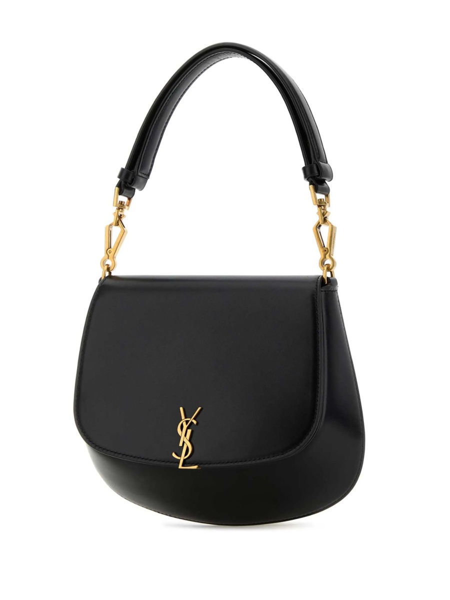 Geanta de mana Saint Laurent neagra din piele - Img 3