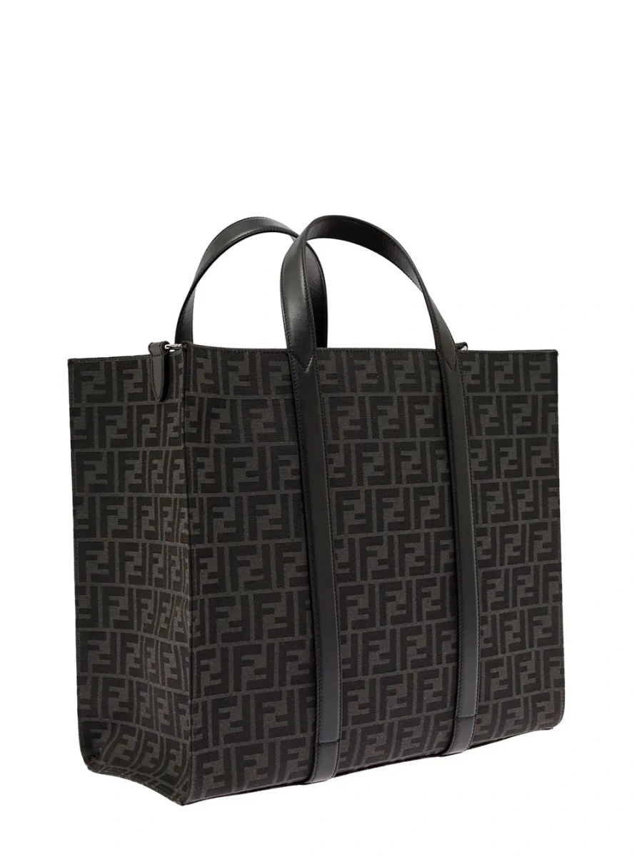 Geanta de mana Shopper in Tech Fabric Jacquard FF Fendi Man - Img 2