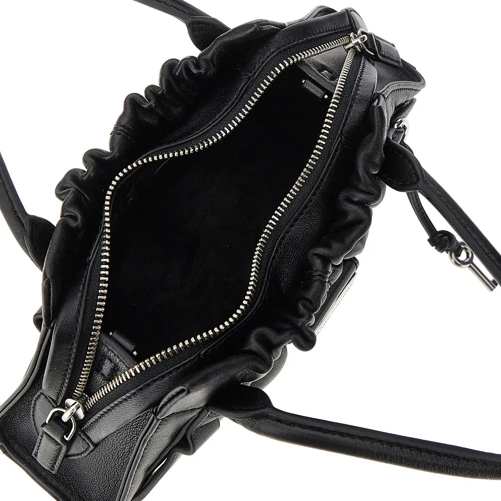 Geanta de mana Small 'Cristina Satchel' nappa leather bag - Img 3