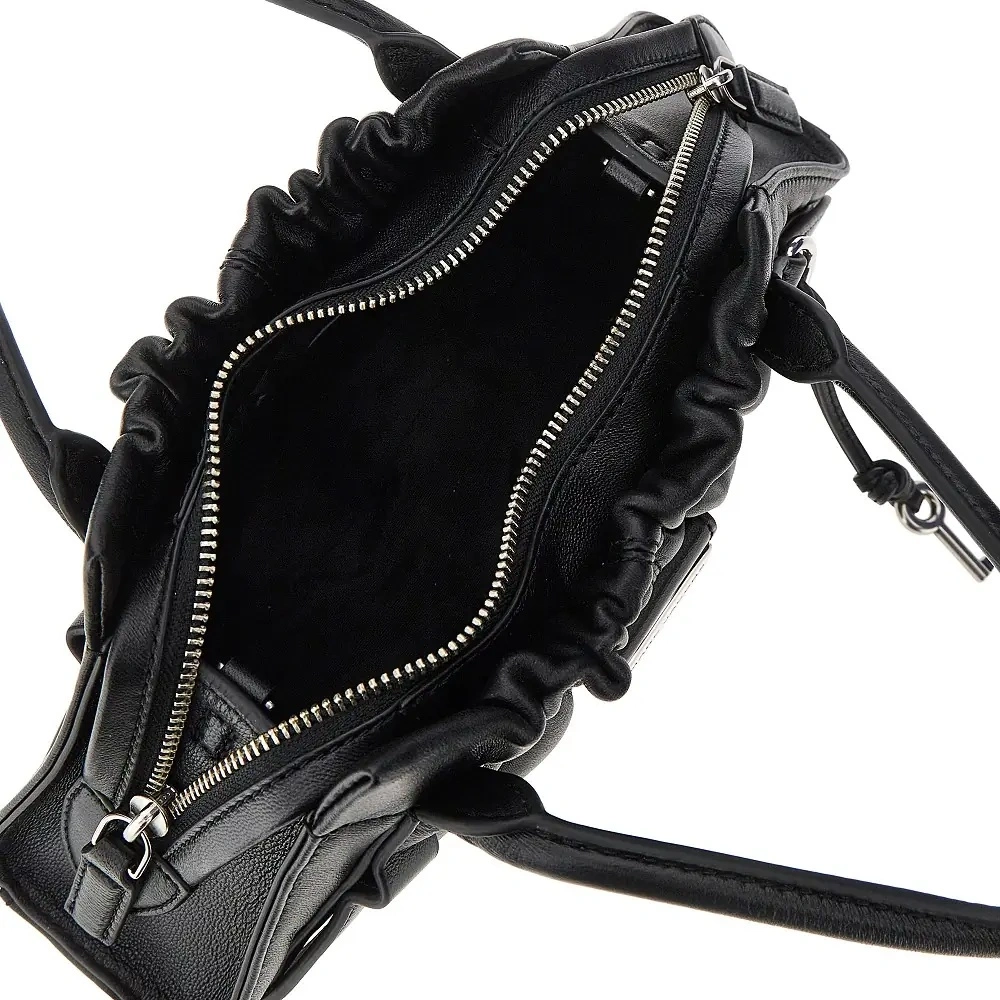 Geanta de mana Small 'Cristina Satchel' nappa leather bag - Img 3