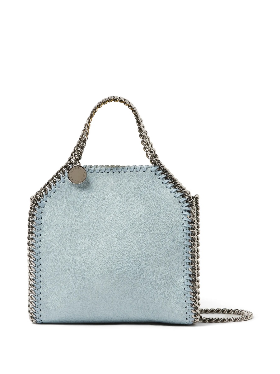 Geanta de mana Stella McCartney falabella albastra din polyester - Img 4